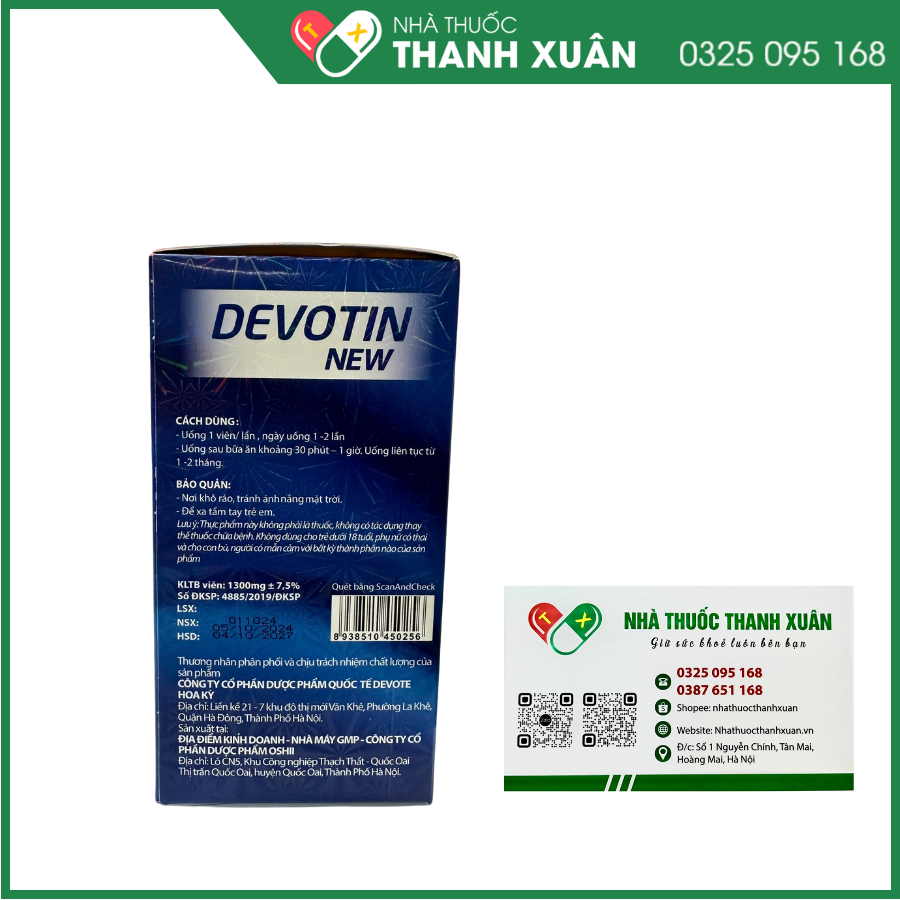 DEVOTIN New - Hỗ trợ bổ sung chất nhầy dịch khớp